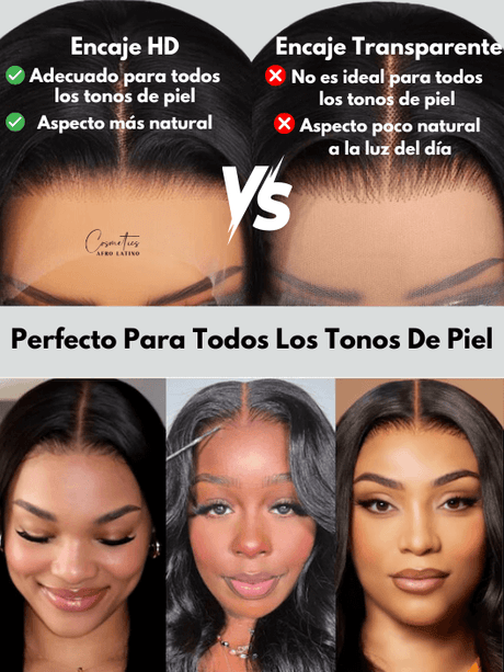 Peluca de Cabello Virgen Ondulado 28” – HD Lace Frontal, Pre-Estilizada, Sin Pegamento, Densidad 200%+, Natural - Cosmetics Afro Latino