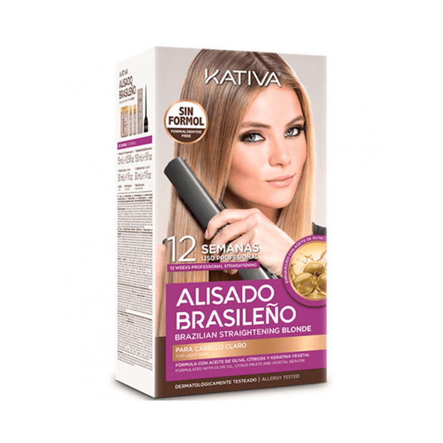 Kativa - Alisado Brasileño Para Cabello Rubio - Cosmetics Afro Latino