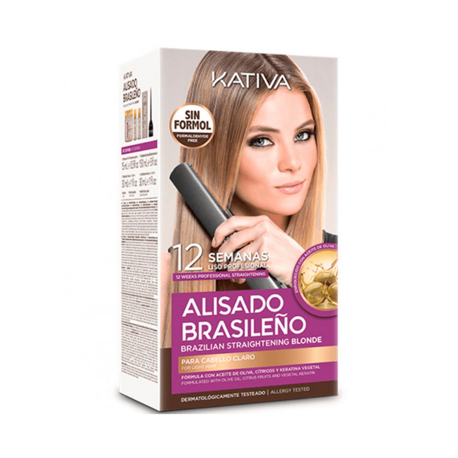 Kativa - Alisado Brasileño Para Cabello Rubio - Cosmetics Afro Latino