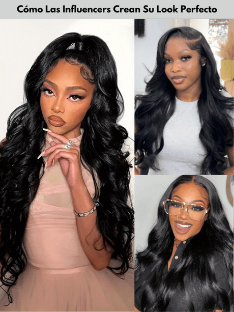 Peluca de Cabello Virgen Ondulado 28” – HD Lace Frontal, Pre-Estilizada, Sin Pegamento, Densidad 200%+, Natural - Cosmetics Afro Latino