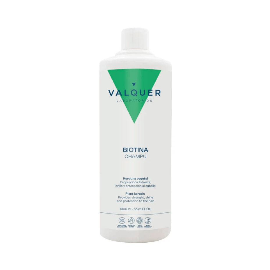 Valquer - Champú Con Biotina & Keratina - 1000 Ml - Cosmetics Afro Latino