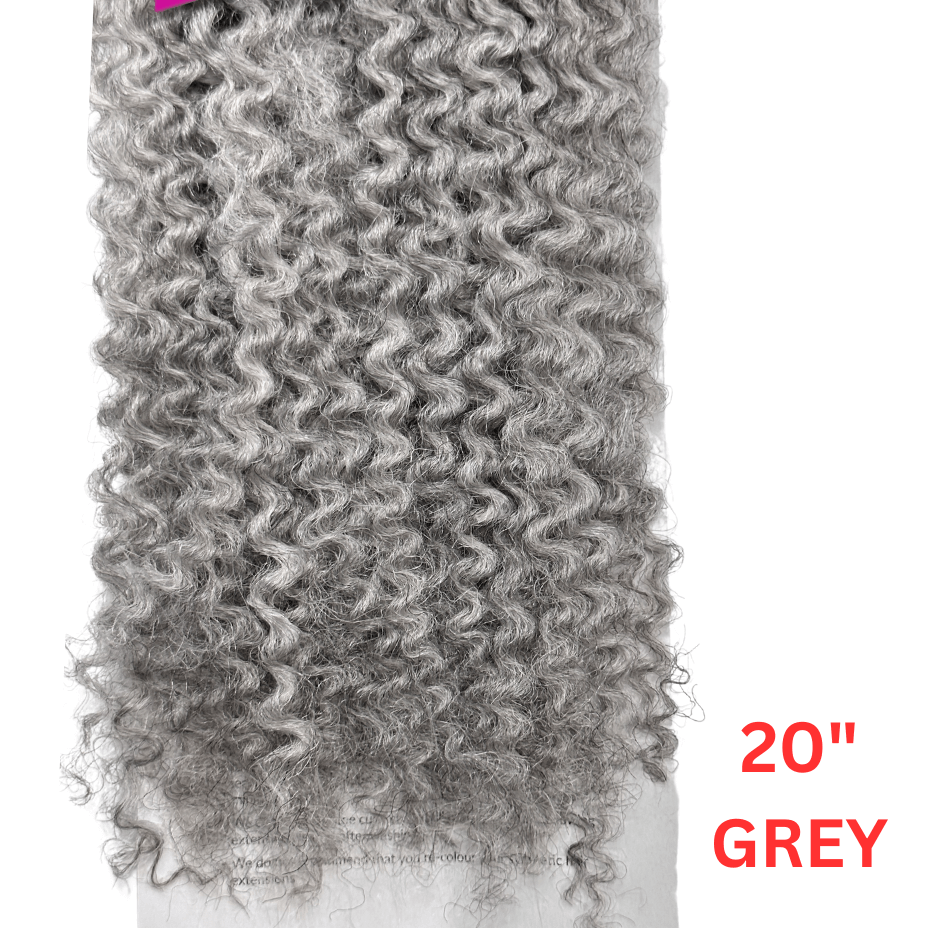 Sleek - Fashion Idol Express - Crochet Braids - Boho Water Braid - 20" - Grey - Cosmetics Afro Latino