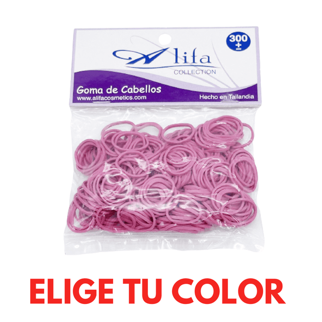 Bandas De Goma Elásticas Para Cabello Poni Trenzas Mix Color - Cosmetics Afro Latino