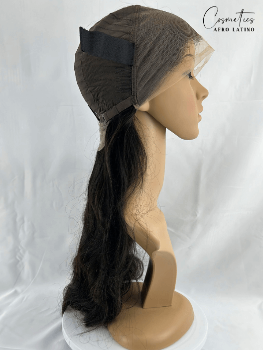 Peluca de Cabello Virgen Ondulado 28” – HD Lace Frontal, Pre-Estilizada, Sin Pegamento, Densidad 200%+, Natural - Cosmetics Afro Latino