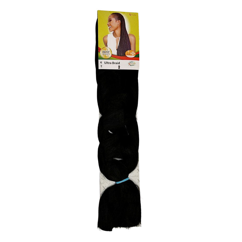 X-pression - Ultra Braid - Extensión De Pelo - Para Trenzar - 208 Cm - 165 G - De Un Solo Color - Cosmetics Afro Latino
