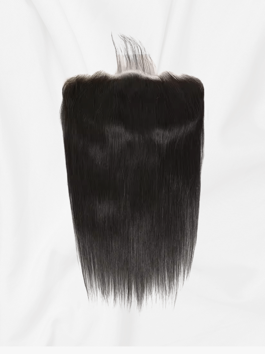 Frontal de Encaje HD 13x6 Liso – Cabello Remy Virgen – Pre-Depilado con Baby Hair – 150% Densidad - Cosmetics Afro Latino