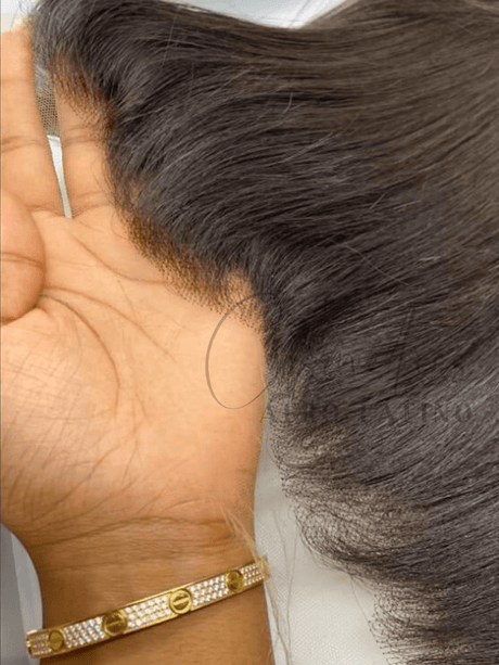 Frontal de Encaje HD 13x6 Liso – Cabello Remy Virgen – Pre-Depilado con Baby Hair – 150% Densidad - Cosmetics Afro Latino