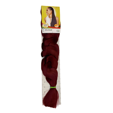 X-pression - Ultra Braid - Extensión De Pelo - Para Trenzar - 208 Cm - 165 G - De Un Solo Color - Cosmetics Afro Latino