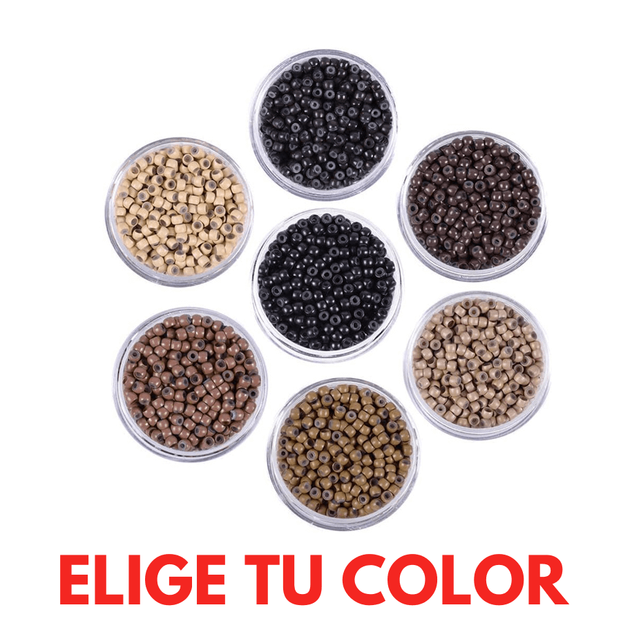 Micro Rings Enlaces De Silicona - Nano Rings Anillos Para - Extensión De Cabello - Cosmetics Afro Latino