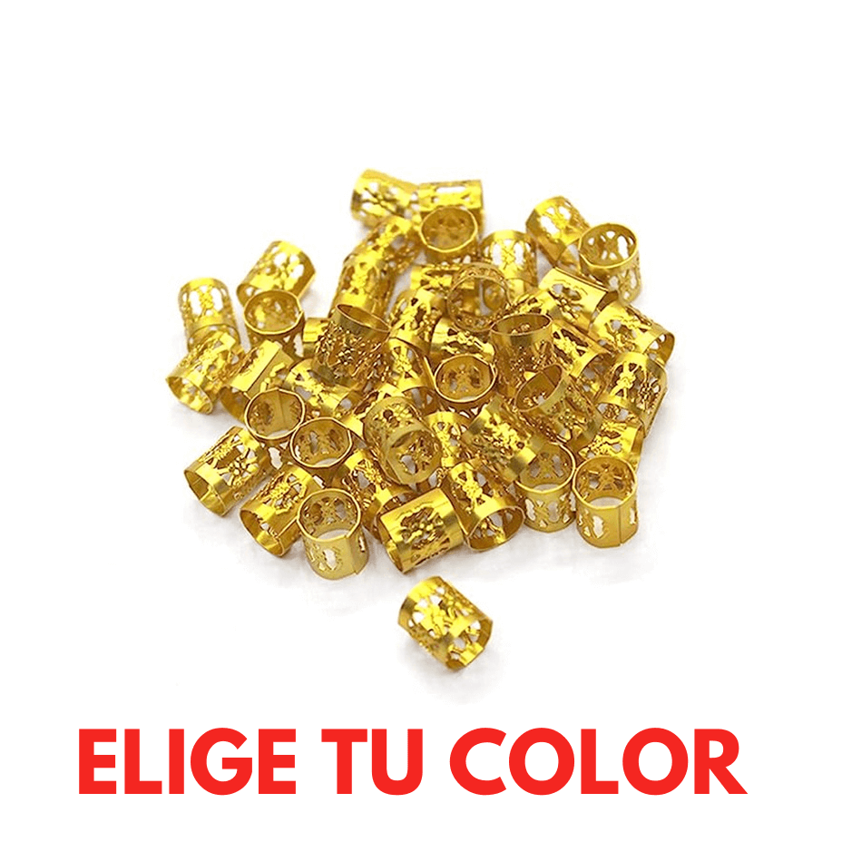 Joyas Para el Cabello - Dreadlock de Aluminio - Para Mujeres Trenzas - Cosmetics Afro Latino