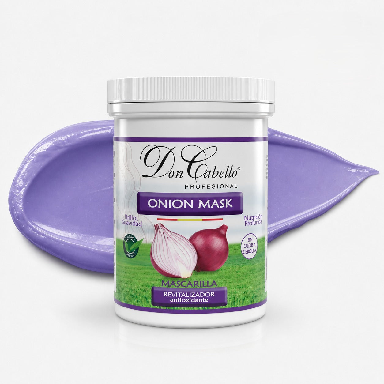 Don Cabello hair pack red onion odorless shampoo and mask 2x1000 ml
