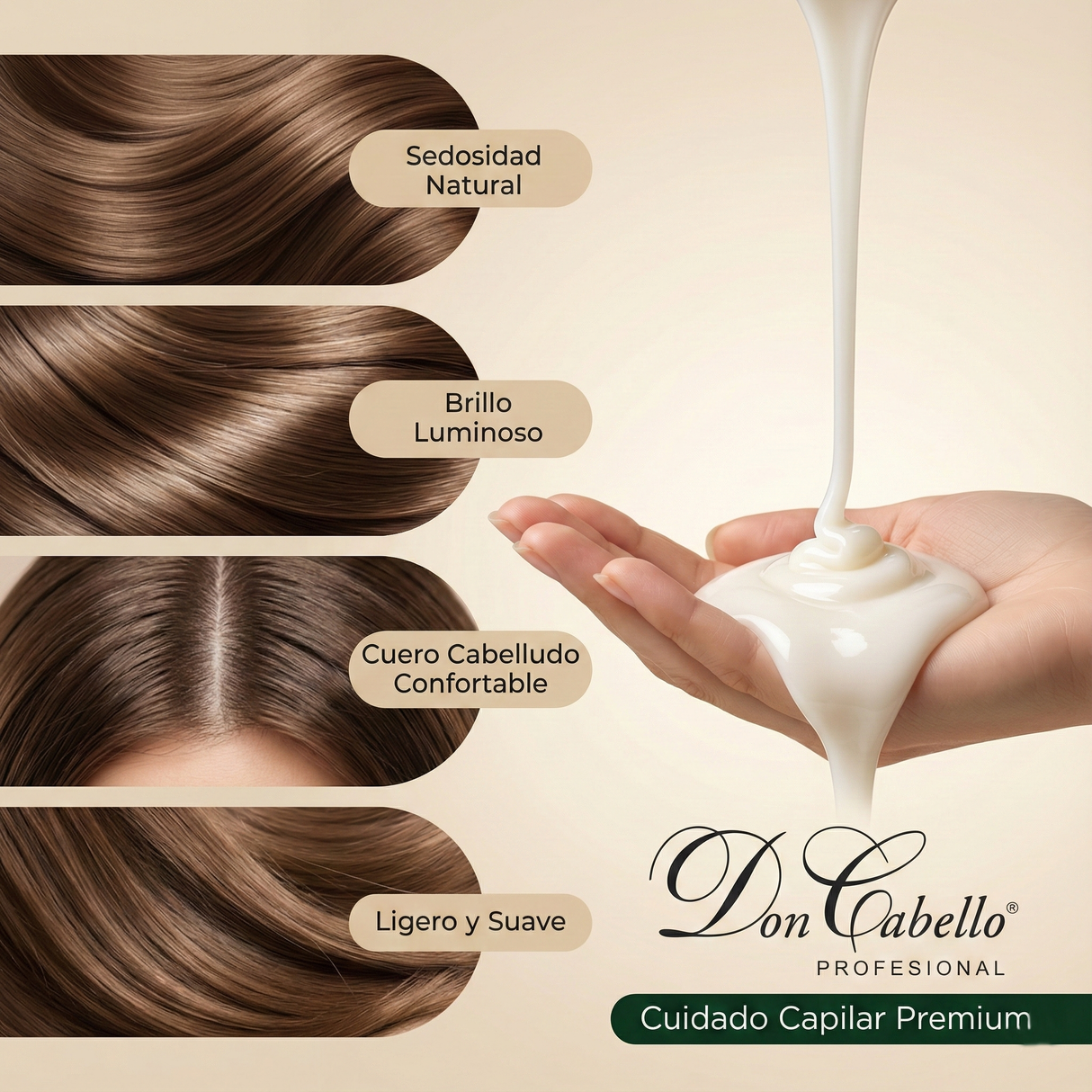 Don Cabello Pack Batana Champú y Mascarilla 1000 ml Nutrición e Hidratación