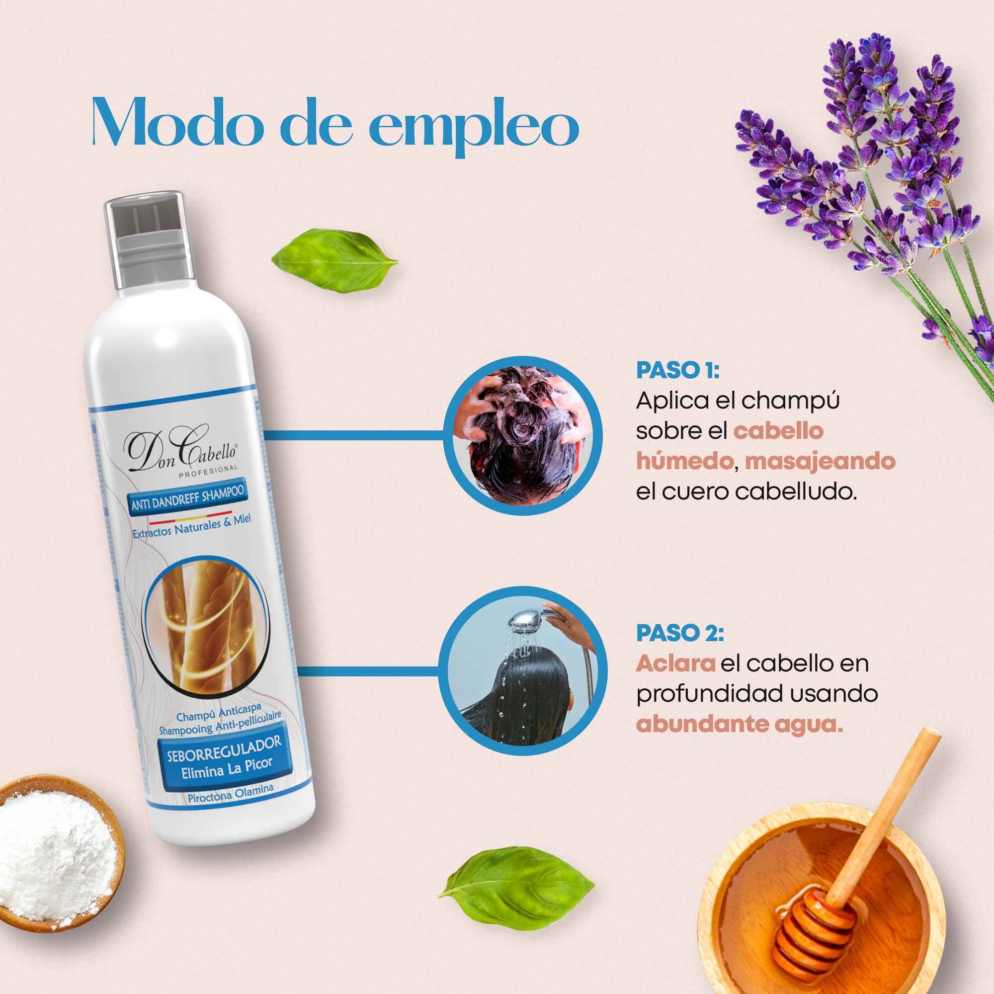 Don Cabello - Champú Anticaspa - 500 Ml
