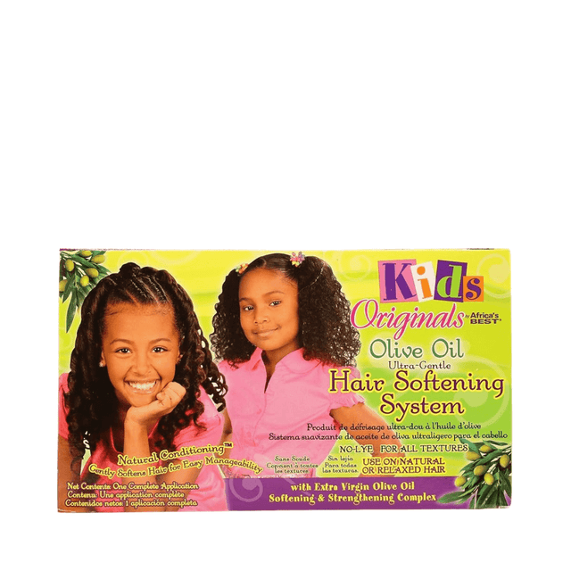 Africa's Best Kids Organics Olive Oil – Sistema Suavizante para el Cabello Infantil - Cosmetics Afro Latino