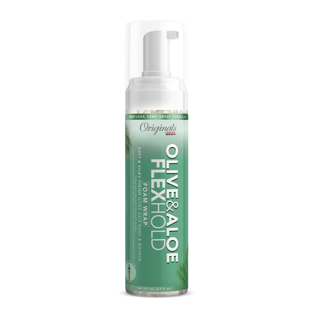 Africa's Best Original's - Olive Aloe Soft Shine Flex Hold - 8.5 Oz - Cosmetics Afro Latino
