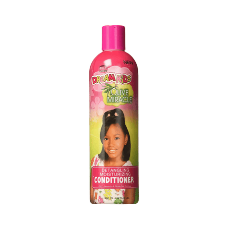 Pack Completo Dream Kids Olive Miracle – Cuidado Infantil para Cabello Rizado y Afro (Champú + Acondicionador + Leave-in + Relaxer) - Cosmetics Afro Latino