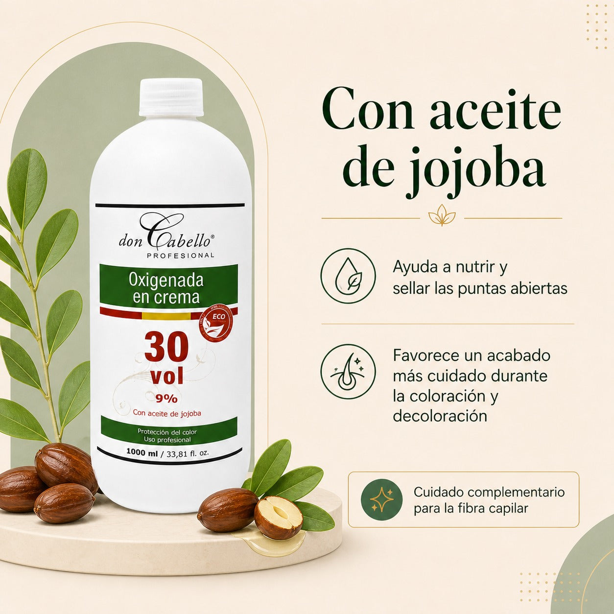 Don Cabello - Oxygenated Cream - 30 Vol 9% - 1000 Ml