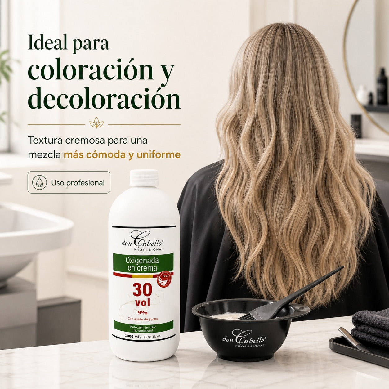 Don Cabello - Oxygenated Cream - 30 Vol 9% - 1000 Ml