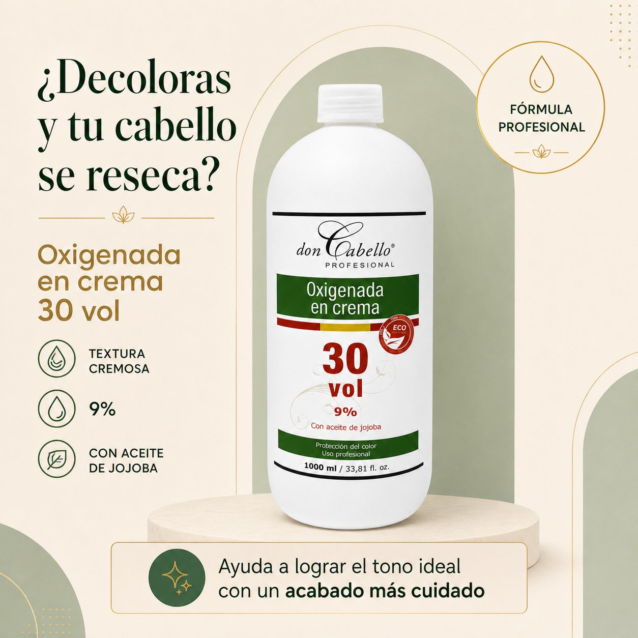 Don Cabello - Oxygenated Cream - 30 Vol 9% - 1000 Ml