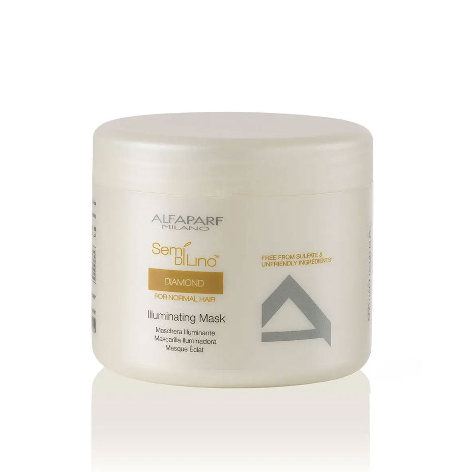 Alfaparf - Semi Di Lino Diamond - Mascarilla - Iluminadora - 500ml - Cosmetics Afro Latino