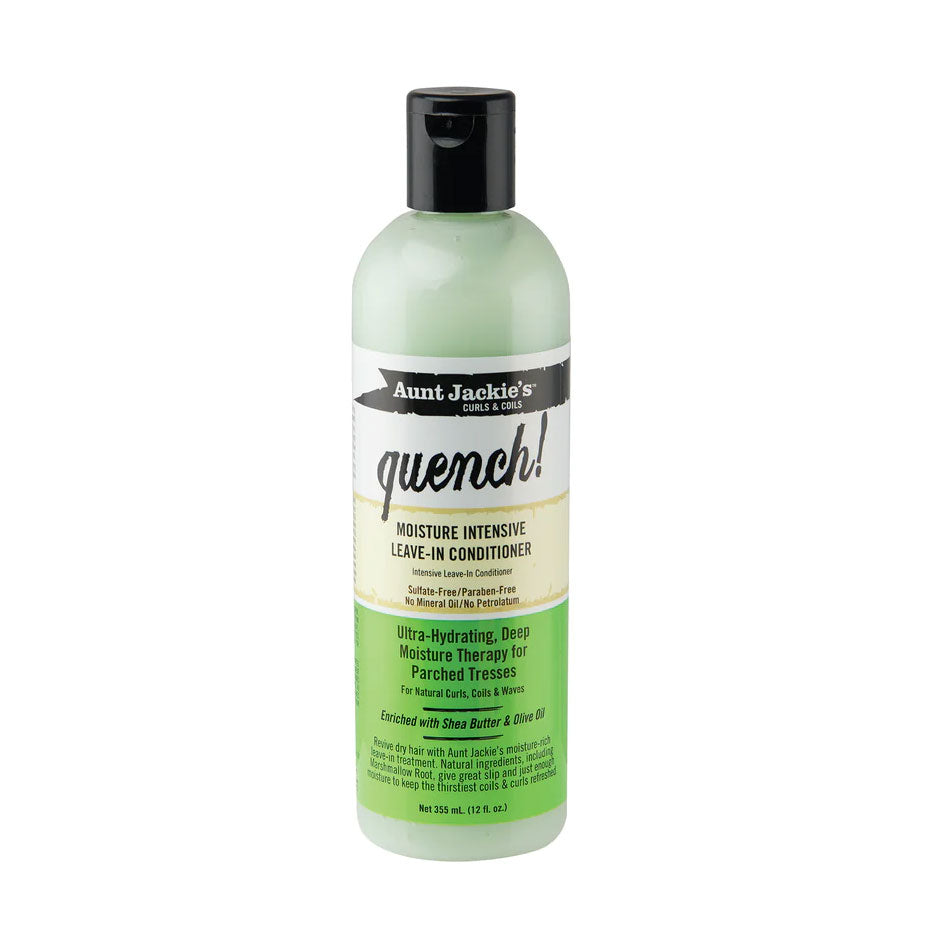 Acondicionador Sin Aclarado Quench! Moisture Intensive -  Leave-in Conditioner - Aunt Jackie's Curls & Coils - 355ml - Cosmetics Afro Latino