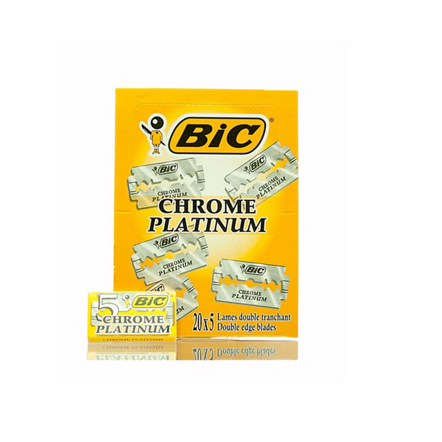 BIC - Chrome Platinum - Blades  -  20x5 - Cosmetics Afro Latino