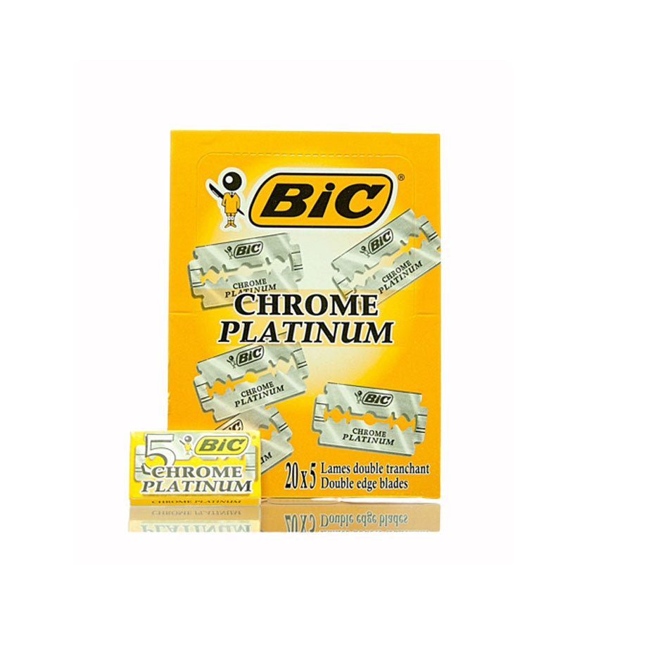 BIC - Chrome Platinum - Blades -  20x5 - Cosmetics Afro Latino