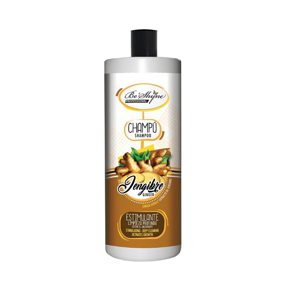 Be´Shyne Champú Estimulante de Jengibre 1000 ml - Cosmetics Afro Latino