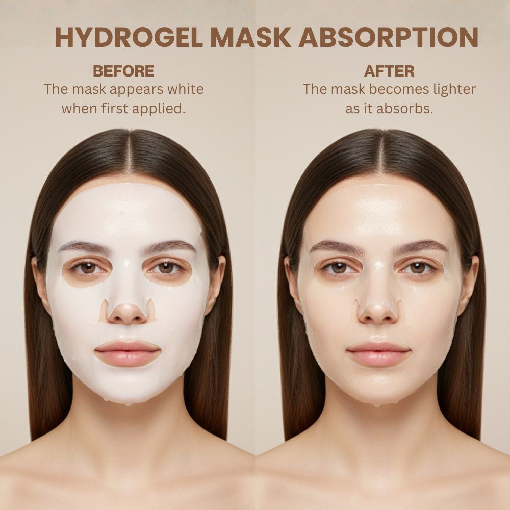 Mascarillas faciales Biodance Bio Collagen Real Deep en hidrogel con colágeno, ácido oligohialurónico y péptidos para hidratación profunda, suavidad, elasticidad y cuidado de líneas finas (4 unidades)