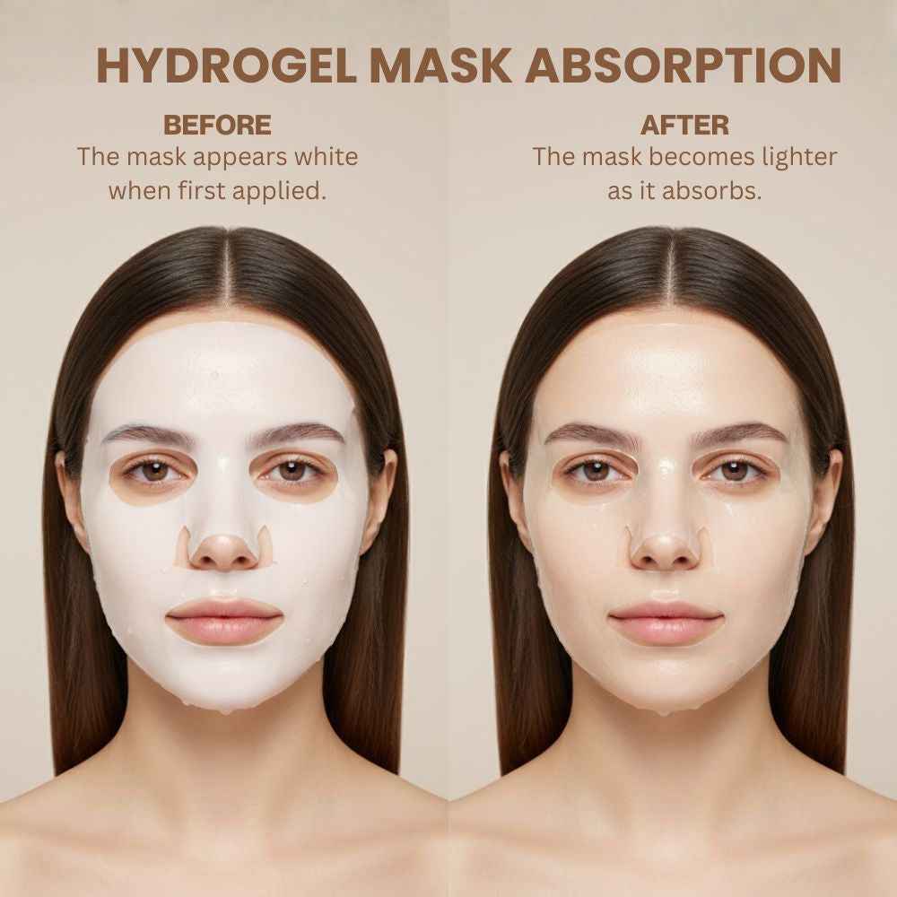 Mascarillas faciales Biodance Bio Collagen Real Deep en hidrogel con colágeno, ácido oligohialurónico y péptidos para hidratación profunda, suavidad, elasticidad y cuidado de líneas finas (4 unidades)