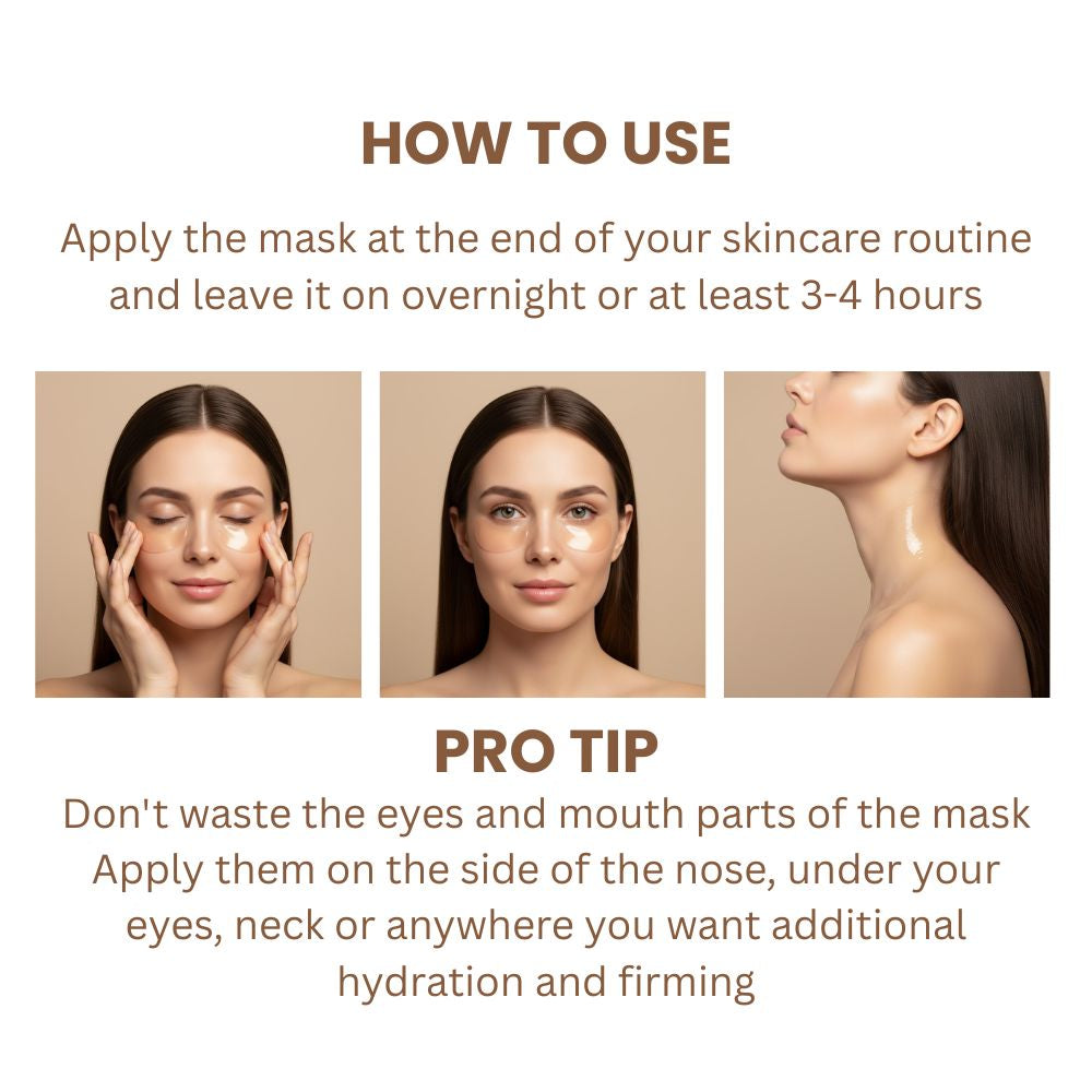 Mascarillas faciales Biodance Bio Collagen Real Deep en hidrogel con colágeno, ácido oligohialurónico y péptidos para hidratación profunda, suavidad, elasticidad y cuidado de líneas finas (4 unidades)