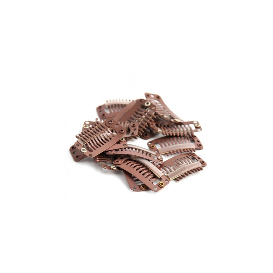 10 Mini Clips para Extensión de Pelo - Cosmetics Afro Latino