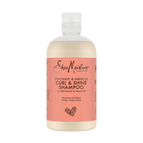 Champú - Curl & Shine De Coco E Hibisco De - Shea Moisture - 379 Ml - Cosmetics Afro Latino