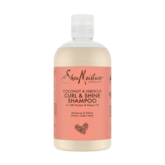 Champú - Curl & Shine De Coco E Hibisco De - Shea Moisture - 379 Ml - Cosmetics Afro Latino