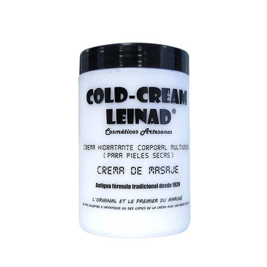 Crema Cold Cream Leinad 1000ml – Crema de Masaje Multiusos para Piel Seca, Cuidado Corporal y Uso Profesional - Cosmetics Afro Latino