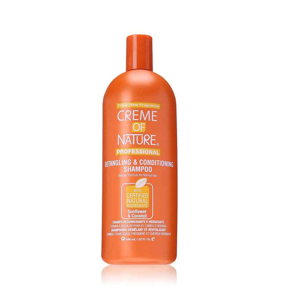 Creme of Nature - Champú Desenredante Y Acondicionador - Detangling & Conditioner Shampoo - 946 Ml