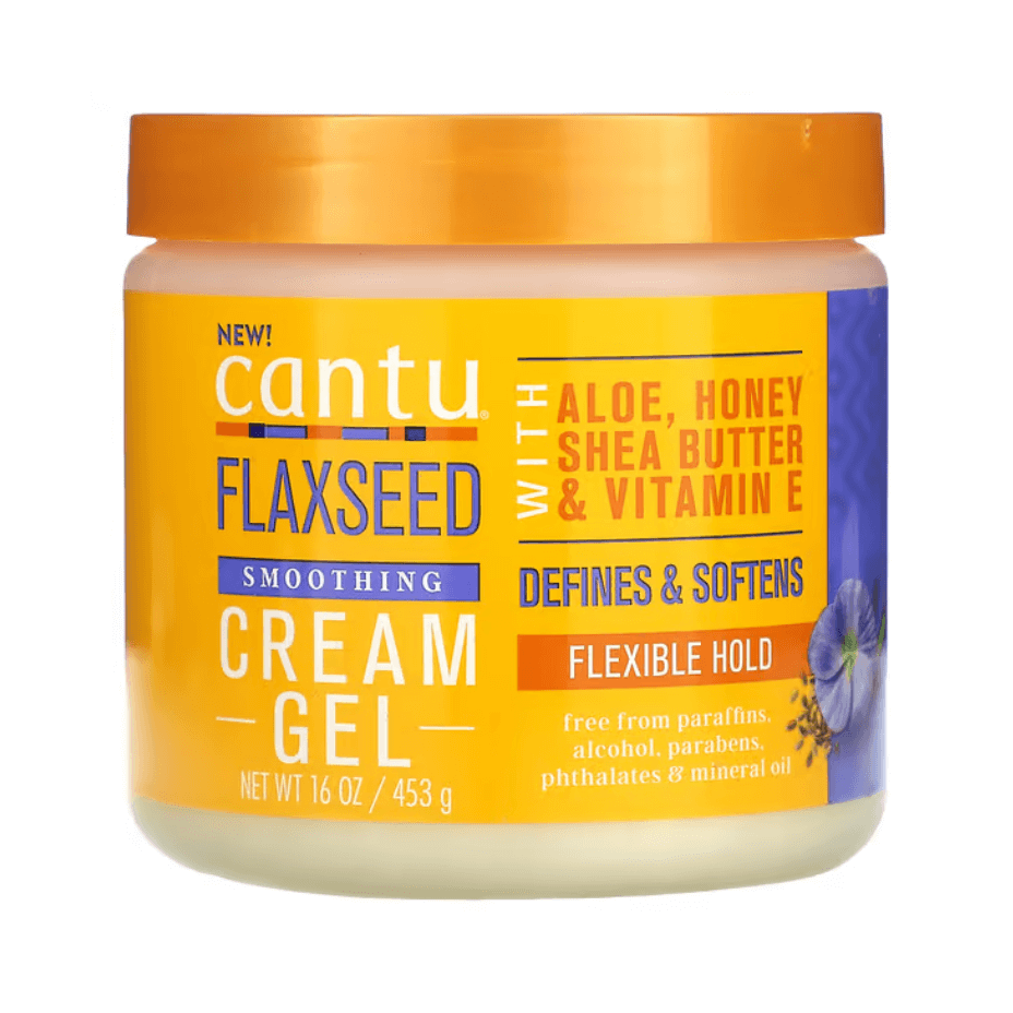 Cantu - Flaxseed Smoothing Cream Gel - 453 gm - Cosmetics Afro Latino