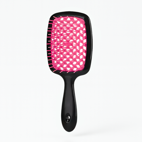 Cepillo Desenredante Sin Tirones Para Todo Tipo De Cabello (Liso a Rizado 4c) – Apto Para Cabello Húmedo Y Seco – Secado 48% Más Rápido, Cerdas Flexibles Y Mango Antideslizante - Cosmetics Afro Latino