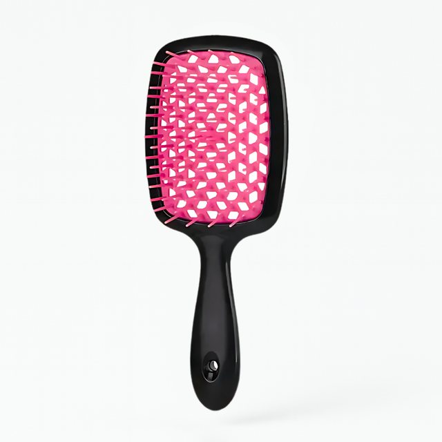 Cepillo Desenredante Sin Tirones Para Todo Tipo De Cabello (Liso a Rizado 4c) – Apto Para Cabello Húmedo Y Seco – Secado 48% Más Rápido, Cerdas Flexibles Y Mango Antideslizante - Cosmetics Afro Latino