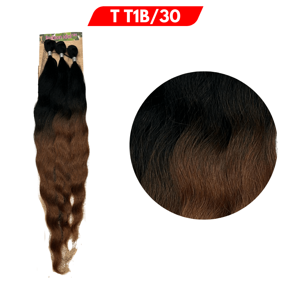Classic Brazilian - Fashion Idol - Brasilia Weave - Color T T1B/30 - 22”, 24”, 26” - Cosmetics Afro Latino