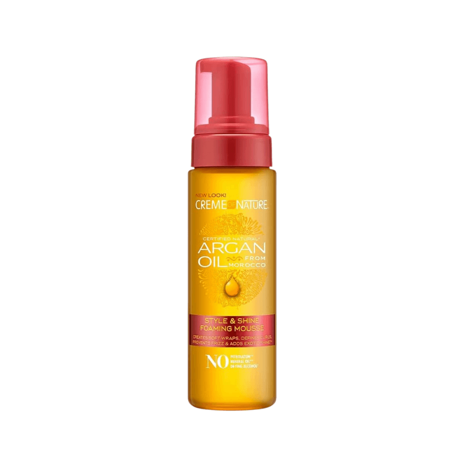 Creme of Nature - Argán Oil Foaming Mousse - 207 Ml - Cosmetics Afro Latino
