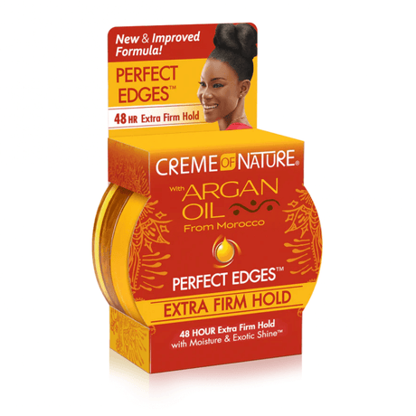 Creme of Nature - Argan Oil Perfect Edges Extra Firm Hold - 63.7 G - Cosmetics Afro Latino
