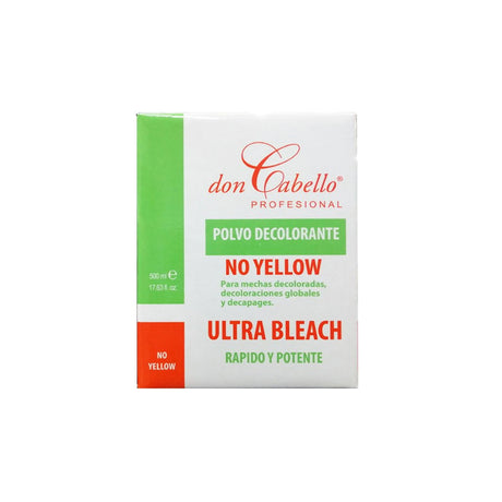 Don Cabello - Polvo Decolorante - No Yellow - Ultra Bleach - 500 Ml - Cosmetics Afro Latino
