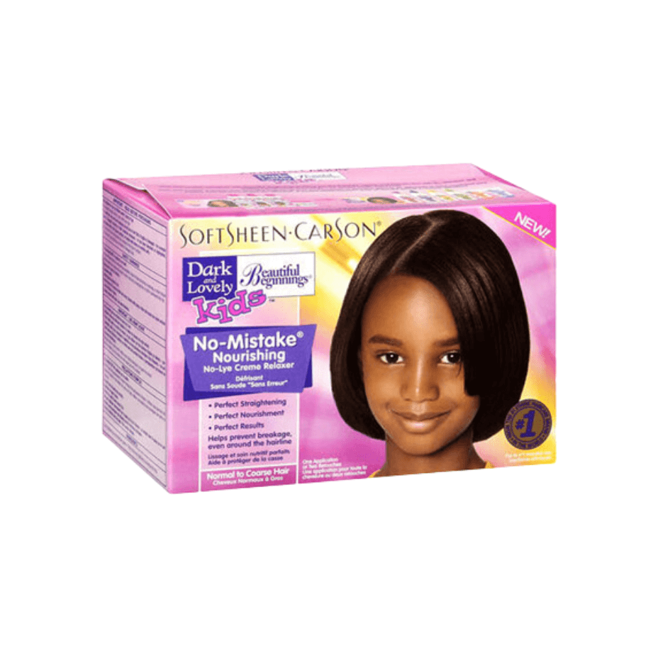 Dark and Lovely - Beautiful Begginings Relaxer Kit - Normal Crema - Alisadora Kids - Cosmetics Afro Latino