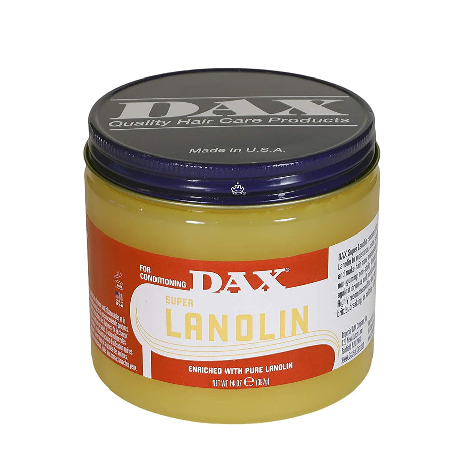 Dax - Acondicionador Lanolin - Super Hair Conditioner Compounded With 100% Pure Lanolin - Cosmetics Afro Latino