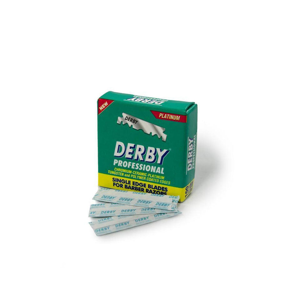 Derby Professional - Single Edge Razor Blade - 100 Blades Pack - Cosmetics Afro Latino