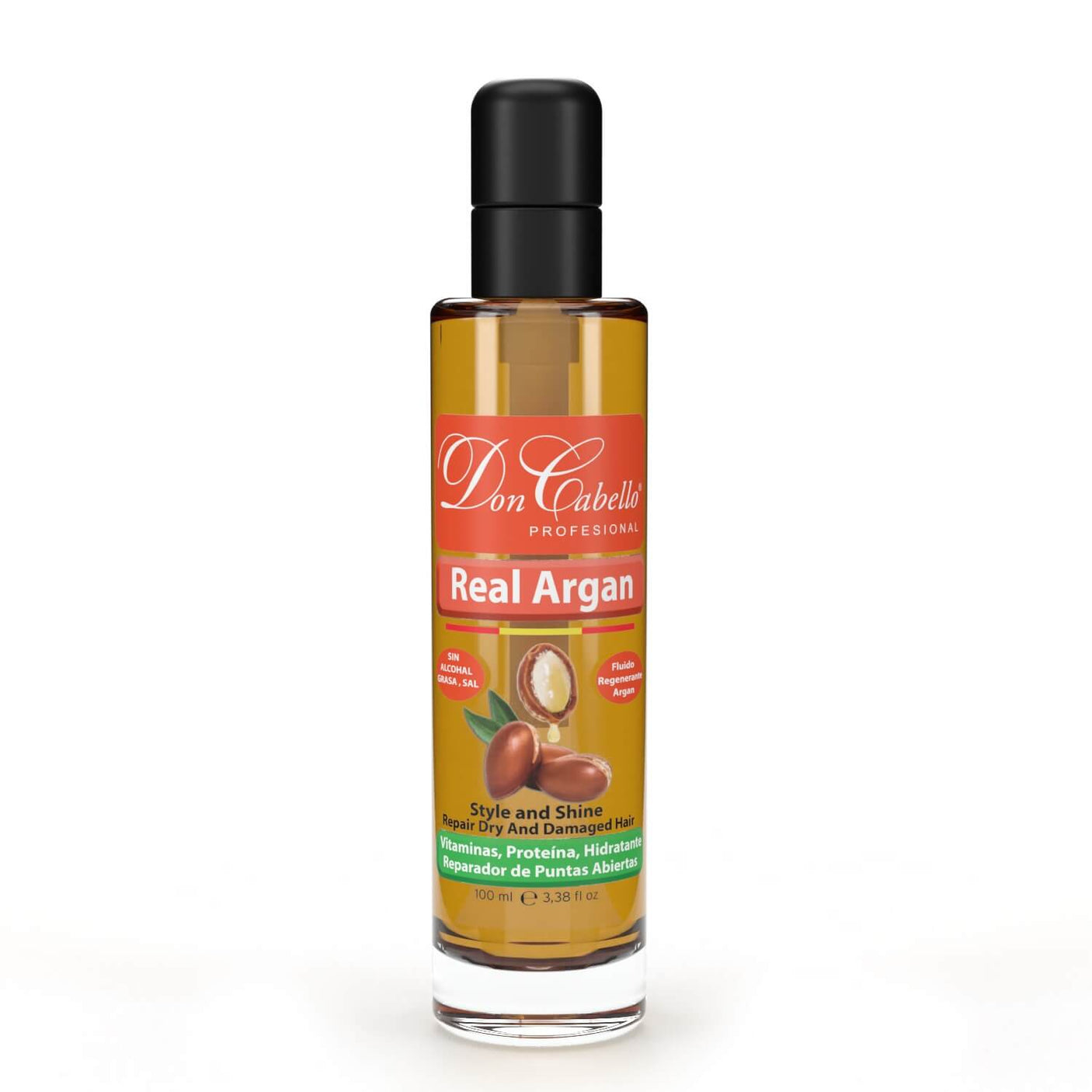 Don Cabello Aceite de Argán – Serum reparador de cabello 100 ml - Cosmetics Afro Latino