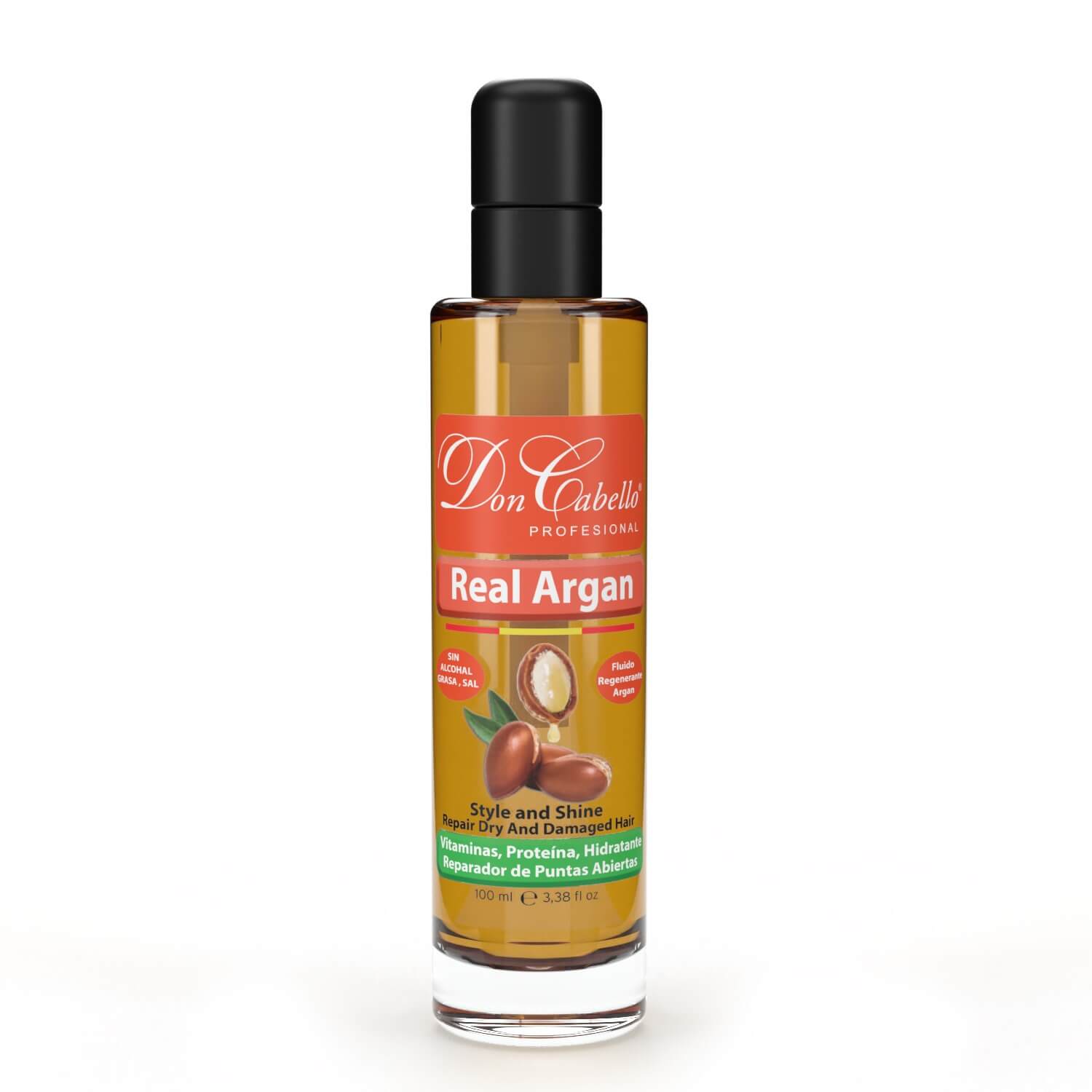 Don Cabello Aceite de Argán – Serum reparador de cabello 100 ml - Cosmetics Afro Latino