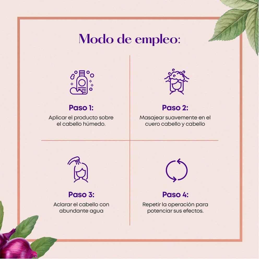 Don Cabello Champú Natural Con Extracto De Cebolla Roja