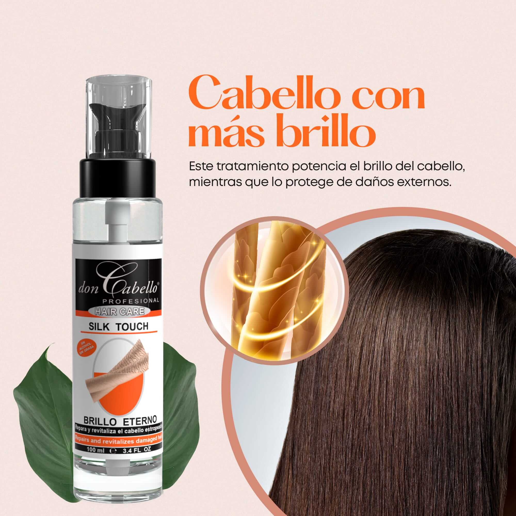 Don Cabello Silk Touch – Proteínas, Vitaminas Y Minerales - 100 Ml - Cosmetics Afro Latino